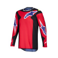 dres FLUID GRID, ALPINESTARS (červená/černá/fialová/žlutá fluo) 2026