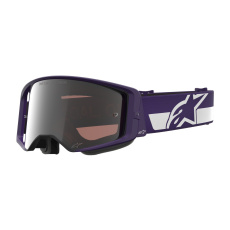 brýle SUPERTECH VISION HUNTA96 XXV, ALPINESTARS (fialová/bílá, zrcadlové stříbrné plexi) 2026