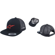 Alpinestars 3D Ageless Trucker kšiltovka - black red
