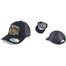 Alpinestars Heritage Patch Trucker kšiltovka - Black/Black