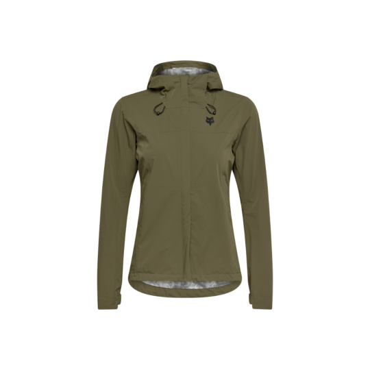 Dámská cyklo bunda Fox W Ranger Water Jacket  Olive Green