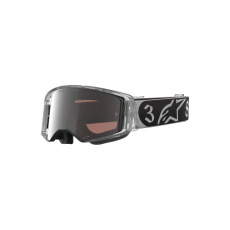 brýle SUPERTECH VISION DNGR38 XXV, ALPINESTARS (černá/stříbrná, zrcadlové stříbrné plexi) 2026