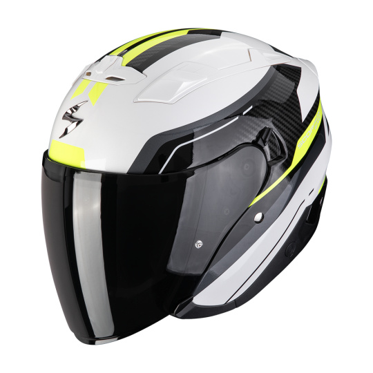 Moto přilba SCORPION EXO-230 HIPE bílo/černo/fluo žlutá Moto přilba SCORPION EXO-230 HIPE bílo/černo/fluo žlutá