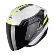Moto přilba SCORPION EXO-230 HIPE bílo/černo/fluo žlutá