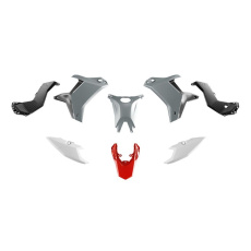 sada plastů YAMAHA Tenere, RTECH (světle modrá-bílá-červená, 5 dílů)