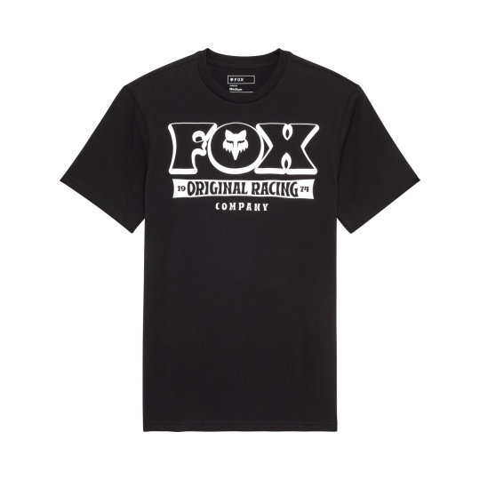 Pánské triko Fox Banner Ss Prem Tee  Black
