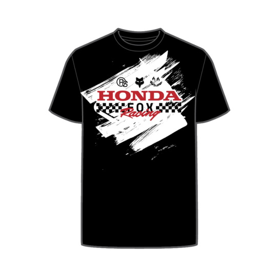 Dětské triko Fox Youth Fox X Honda Ss Tee  Black