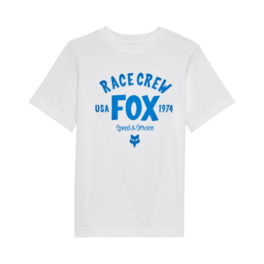 Dětské triko Fox Yth Slogan Ss Tee  Optic White