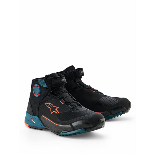boty CR-X DRYSTAR, ALPINESTARS (černá/modrá/oranžová fluo) 2026 boty CR-X DRYSTAR, ALPINESTARS (černá/modrá/oranžová fluo) 2026