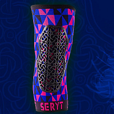 Seryt Flow Knee chrániče kolen Arlecchino Pink/Blue
