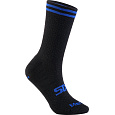 SIXS Merinos ponožky černá/modrá