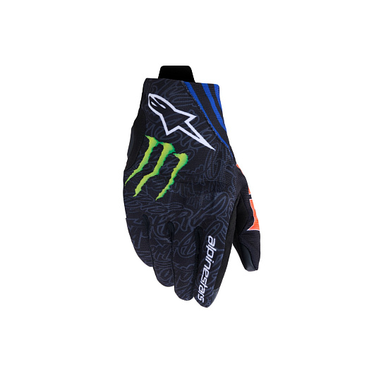 rukavice REEF V2 FQ20 kolekce, ALPINESTARS (černá/červená fluo/modrá/zelená) 2026 rukavice REEF V2 FQ20 kolekce, ALPINESTARS (černá/červená fluo/modrá/zelená) 2026