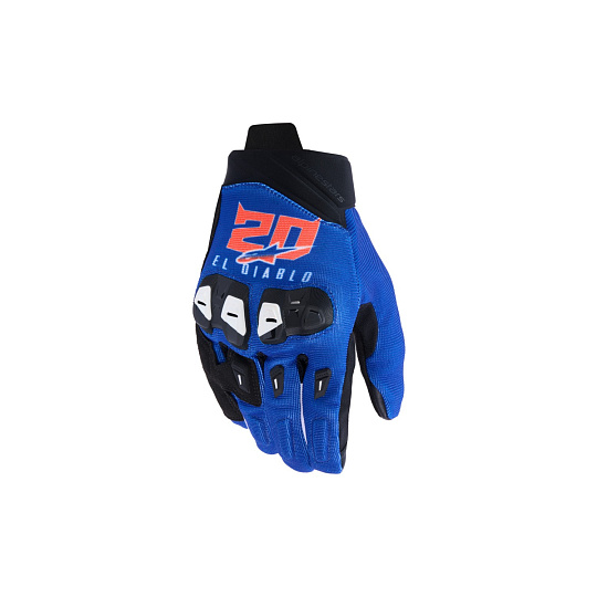 rukavice SP X 1 FQ20 kolekce, ALPINESTARS (modrá/černá/červená fluo) 2026 rukavice SP X 1 FQ20 kolekce, ALPINESTARS (modrá/černá/červená fluo) 2026