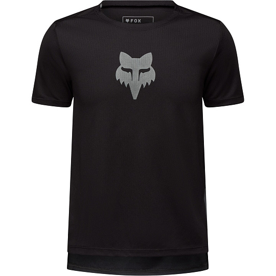 Dětský cyklo dres Fox Yth Ranger Ss Jersey Fox Head Black * Velikost: YXL