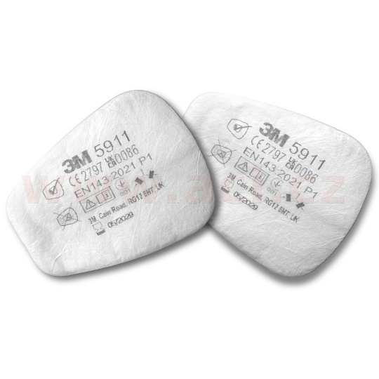 3M™ Částicové filtry P1R, 5911, balení 2ks