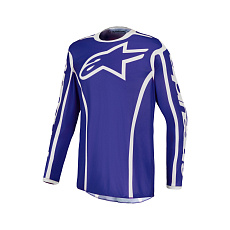 dres FLUID APEX V2, ALPINESTARS (tmavě modrá/bílá) 2027