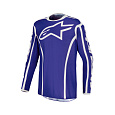 dres FLUID APEX V2, ALPINESTARS (tmavě modrá/bílá) 2027