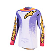 dres FLUID DRAG, ALPINESTARS (světle šedá/fialová/zlatá) 2027
