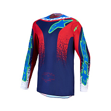 dres FLUID DRAG, ALPINESTARS (tmavě modrá/červená/zelená/bílá) 2027