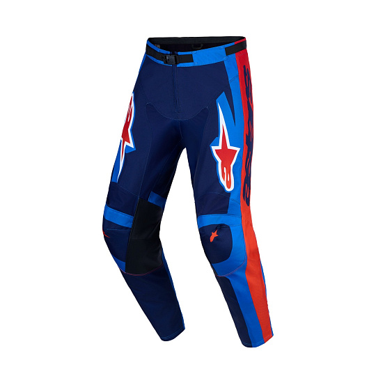 kalhoty RACER HUNT, ALPINESTARS (modrá/tmavě modrá/červená) 2027 kalhoty RACER HUNT, ALPINESTARS (modrá/tmavě modrá/červená) 2027