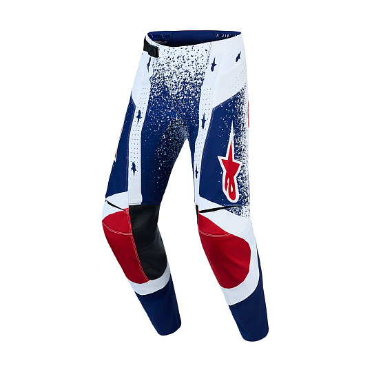 kalhoty TECHSTAR limitovaná edice UNITY, ALPINESTARS (červená/bílá/modrá) 2026 kalhoty TECHSTAR limitovaná edice UNITY, ALPINESTARS (červená/bílá/modrá) 2026