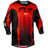 dres KINETIC FADE, FLY RACING - USA (červená/černá/bílá)