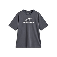 triko PRELUDE OVERSIZED CSF, ALPINESTARS (tmavě šedá)