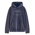 mikina INFINITE WASHED OVERSIZED HOODIE, ALPINESTARS (sepraná modrá)