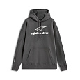 mikina PRELUDE OVERSIZED HOODIE, ALPINESTARS (tmavě šedá)