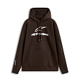 mikina PRELUDE OVERSIZED HOODIE, ALPINESTARS (hnědá)