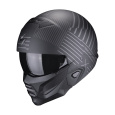 Moto přilba SCORPION EXO-COMBAT II MILES matná černo/stříbrná