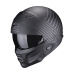 Moto přilba SCORPION EXO-COMBAT II MILES matná černo/stříbrná