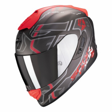 Moto přilba SCORPION EXO-1400 AIR SPATIUM matná stříbrno/červená Moto přilba SCORPION EXO-1400 AIR SPATIUM matná stříbrno/červená