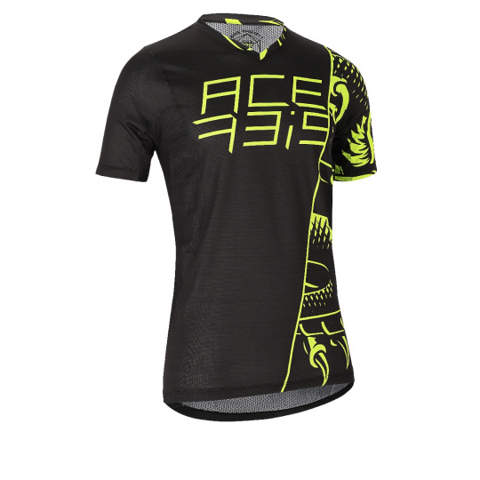 ACERBIS MTB dres COMBAT (krátký rukáv) černá/žlutá