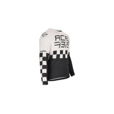 ACERBIS motokros dres junior MX J-KID ONE bílá/černá ACERBIS motokros dres junior MX J-KID ONE bílá/černá