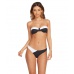 Dámské plavky Volcom Simply Rib Bandeau Black 