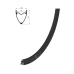 KELLYS Ráfek KLS FLINT DSC, 32H, FV, 28" black