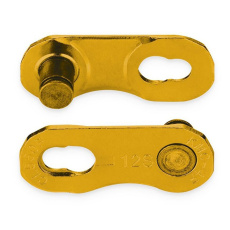 spojka řetězu KMC X Flattop NR Gold 2 ks na blistru, cena za balení