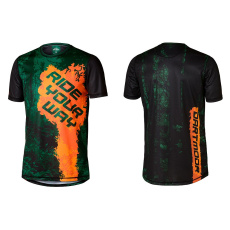 Dartmoor Woods Tech SS dres - krátké rukávy - Green Orange Dartmoor Woods Tech SS dres - krátké rukávy - Green Orange