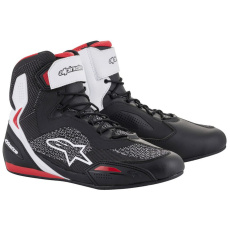 boty FASTER-3 RIDEKNIT, ALPINESTARS (černé/bílé/červené) 2025 boty FASTER-3 RIDEKNIT, ALPINESTARS (černé/bílé/červené) 2025