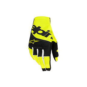 rukavice TECHSTAR, ALPINESTARS (černá/žlutá fluo) rukavice TECHSTAR, ALPINESTARS (černá/žlutá fluo)