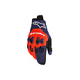 rukavice PRO-DURA, ALPINESTARS (modrá/oranžová/bílá) 2027