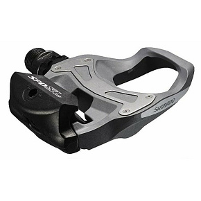 pedály SHIMANO SPD-SL PD-R550G šedé s kufry SM-SH11, v krabičce
