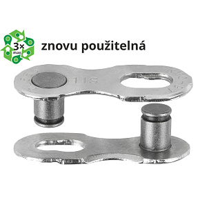 spojka řetězu KMC 11R EPT tm. stříbrná baleno po 5 ks, cena za balení spojka řetězu KMC 11R EPT tm. stříbrná baleno po 5 ks, cena za balení