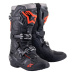 boty TECH 10, ALPINESTARS (černá/červená fluo/šedá)