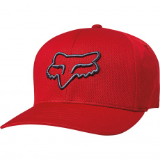 Pánská kšiltovka Fox Lithotype Flexfit Hat Bright Red Pánská kšiltovka Fox Lithotype Flexfit Hat Bright Red