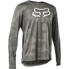 Pánský cyklo dres Fox Ranger Tru Dri Ls Jersey Grey * Pánský cyklo dres Fox Ranger Tru Dri Ls Jersey Grey *
