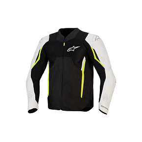 bunda AST V3 AIR, ALPINESTARS (bílá/žlutá fluo/černá) 2027 bunda AST V3 AIR, ALPINESTARS (bílá/žlutá fluo/černá) 2027