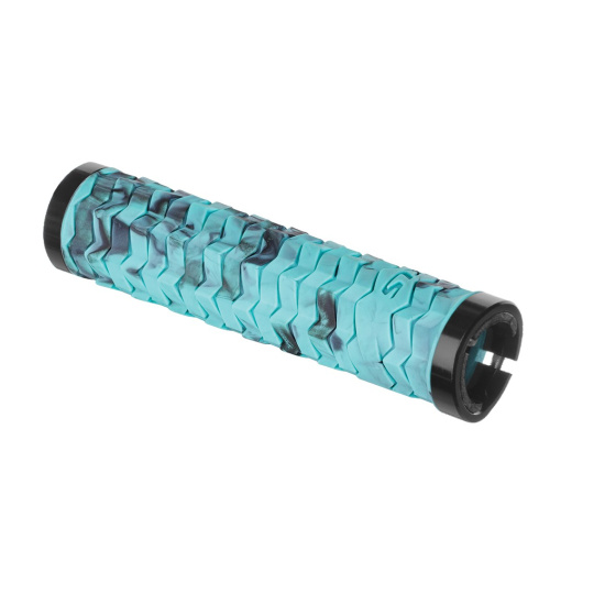 KELLYS Rukojeti KLS POISON, turquoise/black KELLYS Rukojeti KLS POISON, turquoise/black