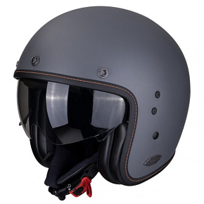 Moto přilba SCORPION BELFAST solid matná cementově šedá Moto přilba SCORPION BELFAST solid matná cementově šedá